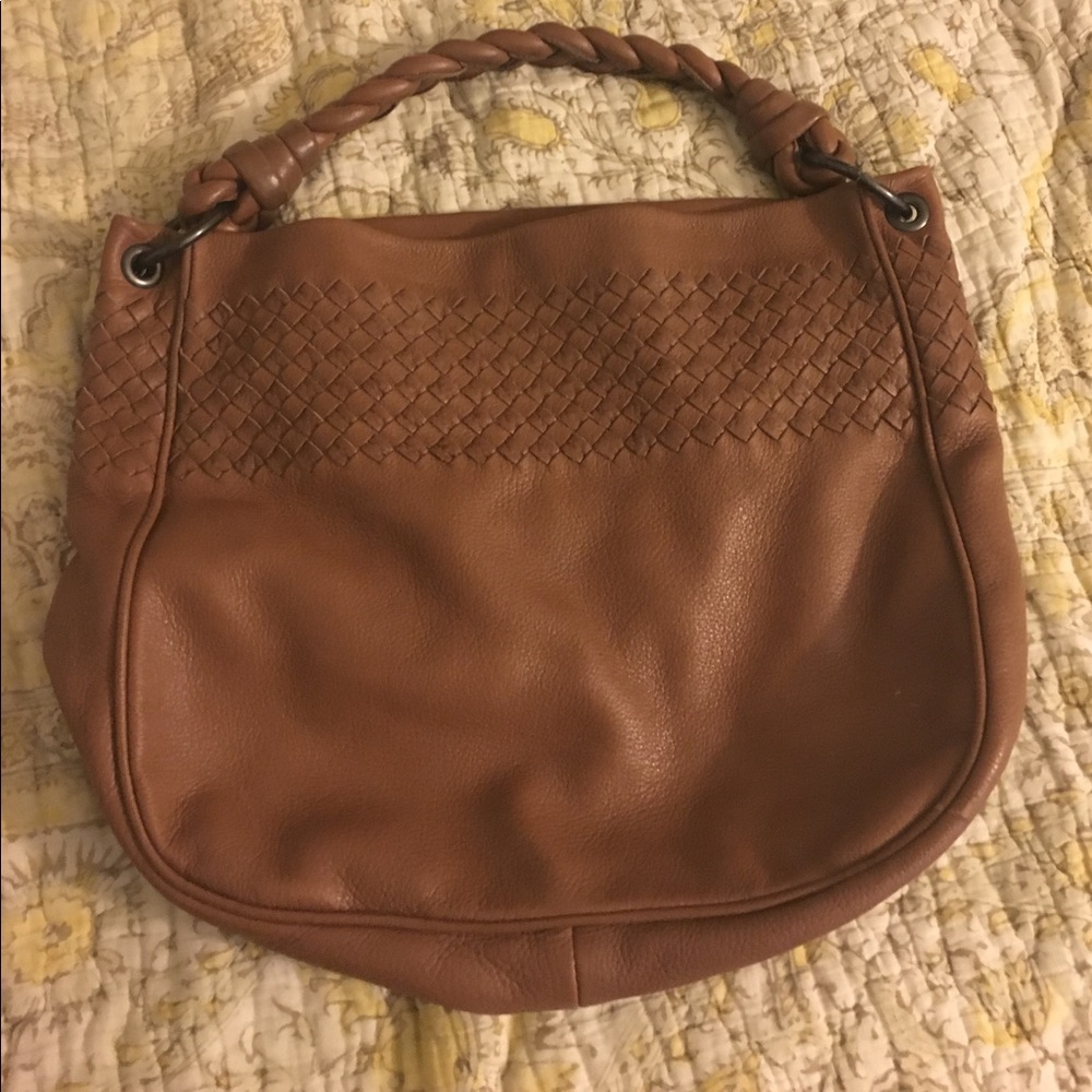 Bottega Veneta Intrecciato Woven Leather Hobo Bag